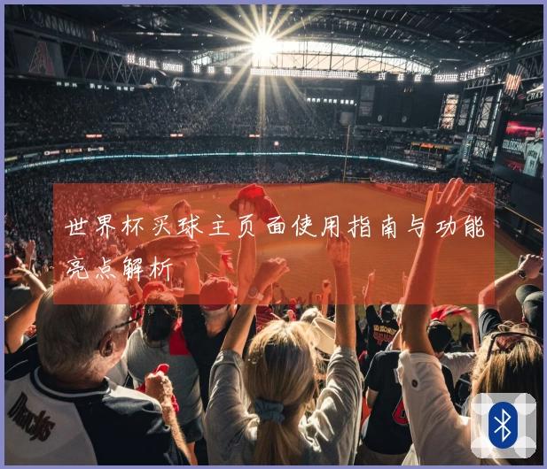 世界杯买球主页面使用指南与功能亮点解析